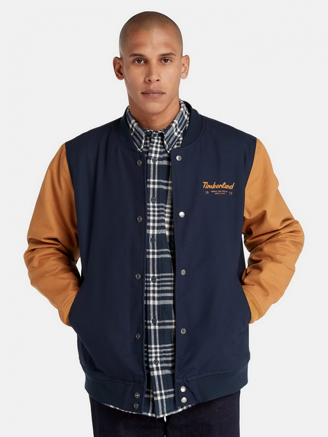 Kurtka bomberka męska Timberland TB0A6G7N M Granatowa (196247880465) - obraz 4