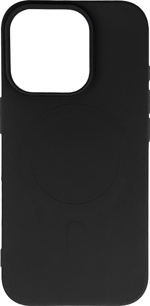 Панель Hurtel Liquid Silicone Case MagSafe для Apple iPhone 16 Pro Max Black (5907769363337) - зображення 1