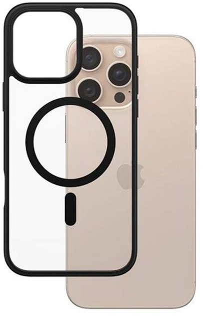 Чохол PanzerGlass HardCase з MagSafe для Apple iPhone 16 Pro Max Transparent/Black (5715685003257) - зображення 1