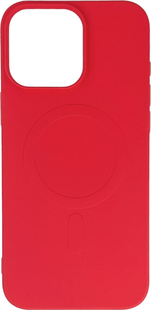 Etui Hurtel Liquid Silicone Case MagSafe do Apple iPhone 16 Pro Red (5907769363498) - obraz 1