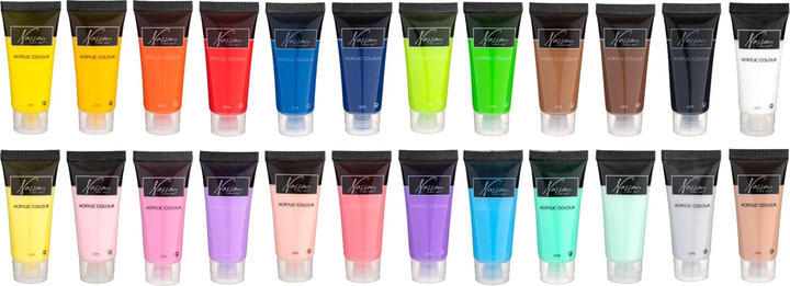 Farby do malowania Nassau Paint Set Acrylic 24 x 22 ml (8720257105489) - obraz 3