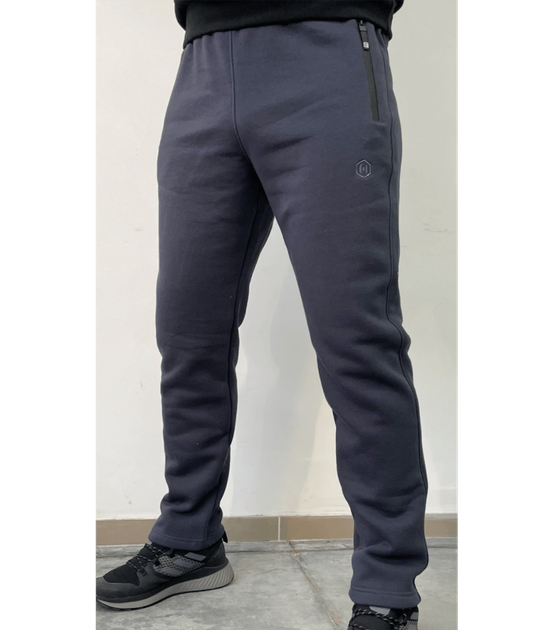 Теплые мужские штаны прямого кроя - HECTOR - 30711 - 3XL - Grey - Фото 1 Теплые мужские штаны прямого кроя - HECTOR - 30711 - 3XL - Grey - изображение 1