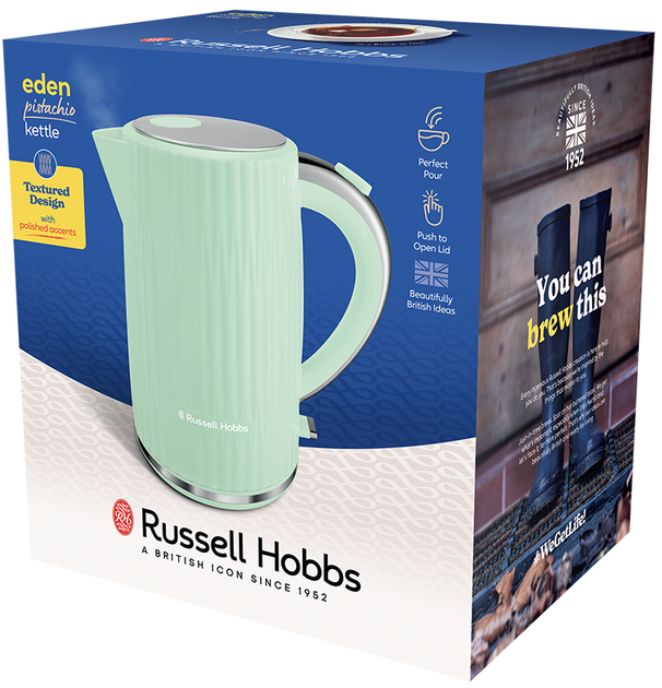 Електрочайник Russell Hobbs Eden 27364-70 Фісташковий - зображення 11