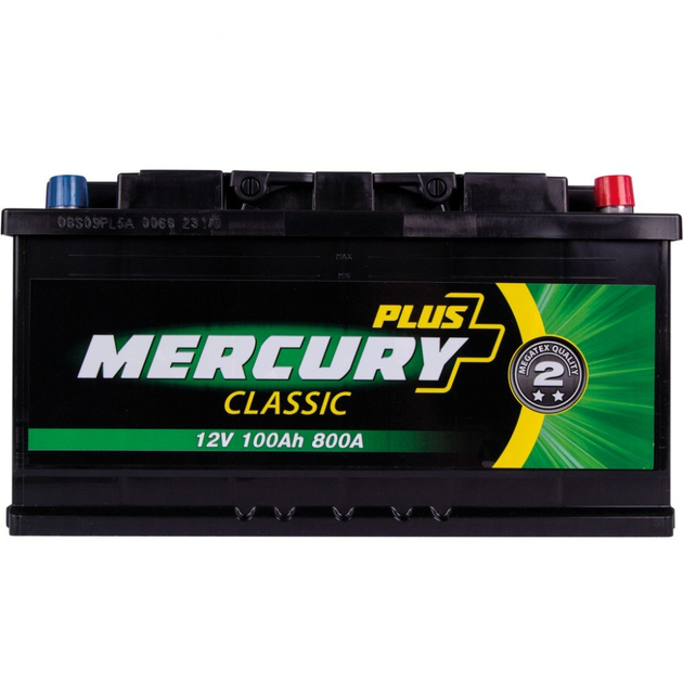 Аккумулятор автомобильный MERCURY battery CLASSIC Plus 100Ah (P47282)[73466] - изображение 2