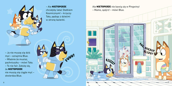 Książeczka Harperkids Bluey. Dobranoc, owocowy nietoperzu. Moja czytanka (9788327687630) - obraz 4