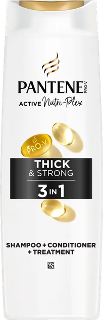 Szampon Pantene Pro-V Thick&Strong 3 w 1 325 ml (8700216509176) - obraz 1