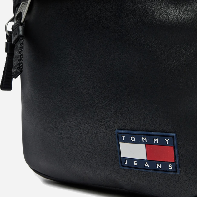 Torba listonoszka męska mała Tommy Jeans AM0AM12390-BDS Czarna (8720636881492) - obraz 4