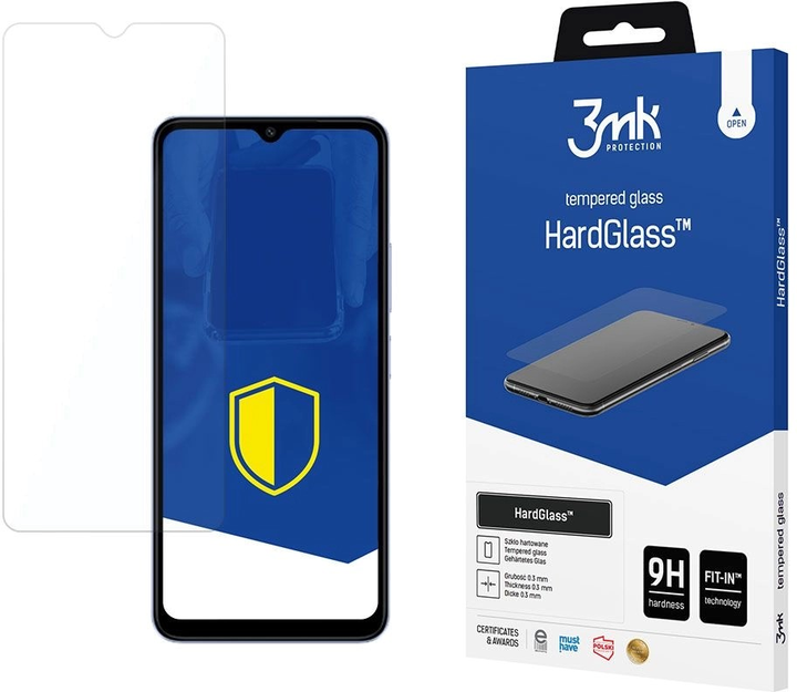 Szkło hybrydowe 3MK HardGlass do Xiaomi Redmi A3 (5903108561129) - obraz 1