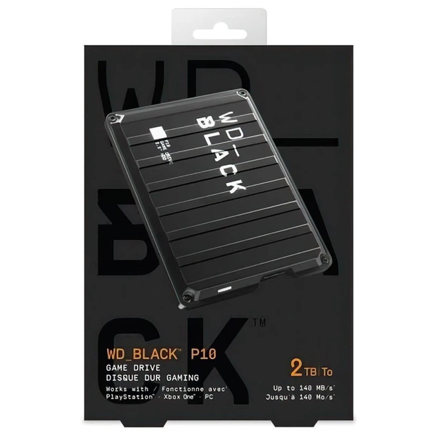 Портативний жорсткий диск WD 2TB USB 3.1 WD BLACK P10 Game Drive - зображення 5