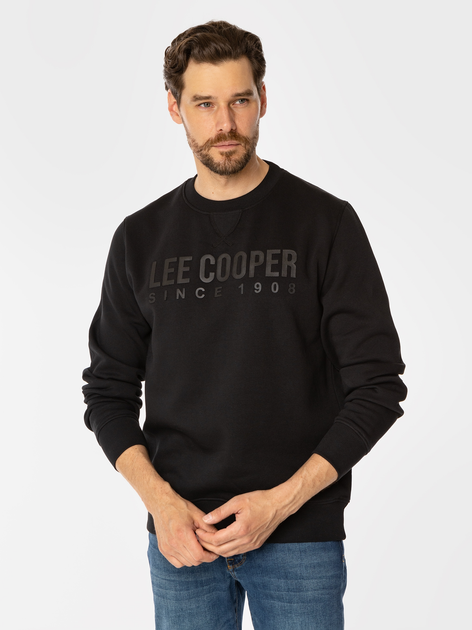 Bluza męska bez kaptura oversize Lee Cooper Alberto 2810 M Czarna (5905991710554) - obraz 1