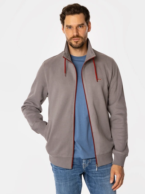 Толстовка на блискавці чоловіча Lee Cooper Amelio 3020 L Сіра (5905991711162) - зображення 3