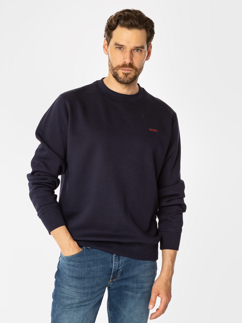 Bluza męska bez kaptura oversize Lee Cooper Buck 5518 L Ciemnogranatowa (5905991710646) - obraz 1