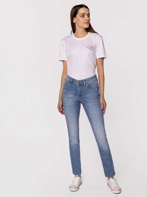 Jeansy slim fit damskie z wysokim stanem Lee Cooper Lc135 3006 27-30 Niebieskie (5905991715399) - obraz 3