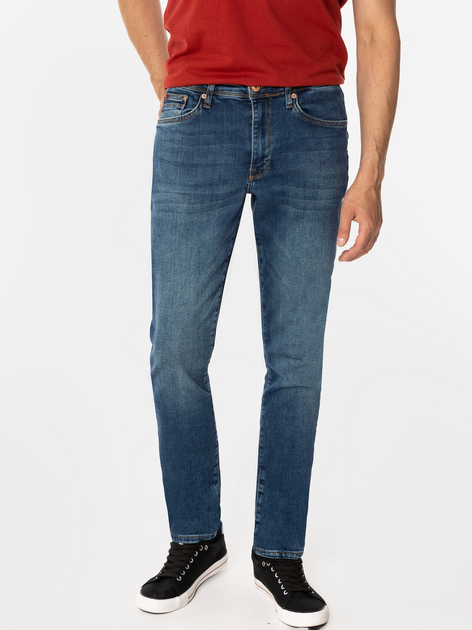 Jeansy slim fit męskie Lee Cooper Jeff 1079 33-32 Granatowe (5905991717256) - obraz 1