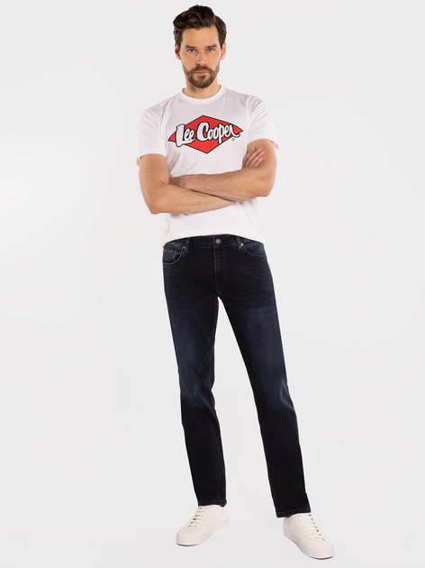 Jeansy regular fit męskie Lee Cooper Marcus 1386 38-32 Ciemnogranatowe (5905991714552) - obraz 3