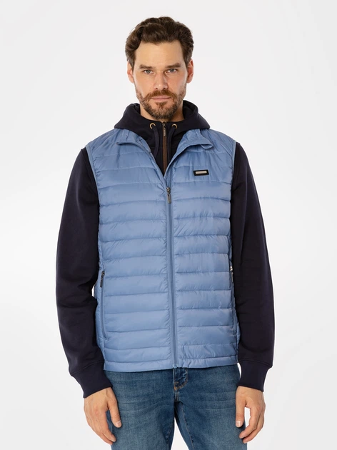 Теплий жилет чоловічий Lee Cooper Diego 4400 L Блакитний (5905991706861) - зображення 3