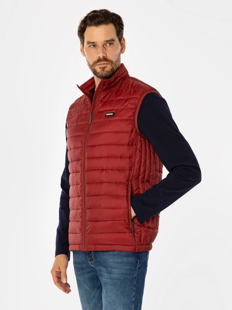 Bezrękawnik męski pikowany Lee Cooper Diego 4400 L Czerwony (5905991706823) - obraz 3