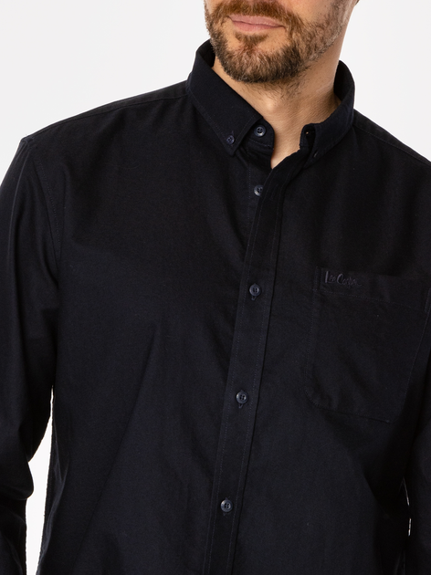 Koszula męska bawełniana Lee Cooper Lloyd Oxford 2XL Ciemnogranatowa (5905991709527) - obraz 4