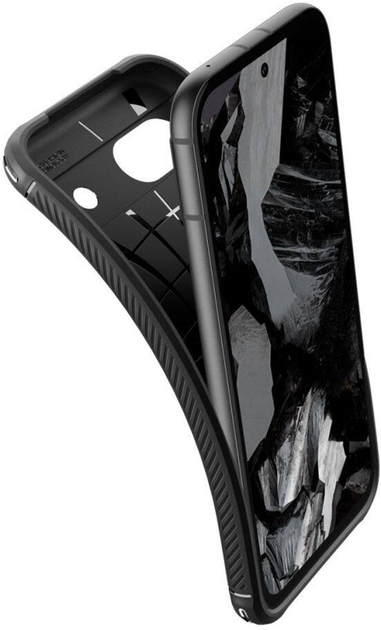 Etui Spigen Rugged Armor dla Google Pixel 8a Matte Black (8809971221450) - obraz 6