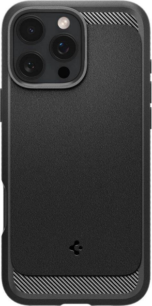 Etui Spigen Rugged Armor MagFit dla Apple iPhone 16 Pro Max Matte Black (8809971229227) - obraz 1