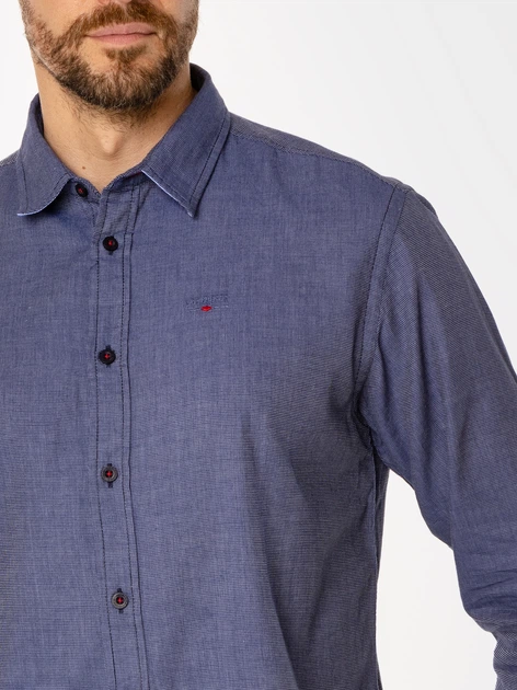 Koszula męska bawełniana Lee Cooper Rey 39Kz XL Granatowa (5905991708803) - obraz 4