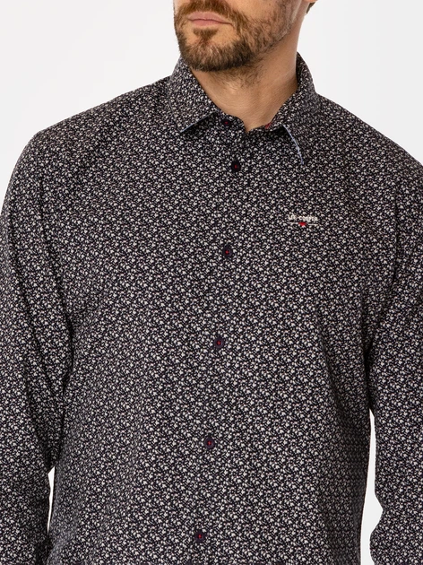 Koszula męska bawełniana Lee Cooper Rey 54Mp XL Ciemnogranatowa (5905991708179) - obraz 4