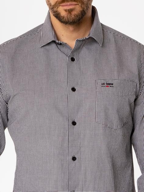 Koszula męska bawełniana Lee Cooper Windsor 37Kz L Czarna (5905991708636) - obraz 4