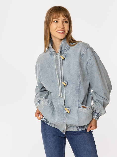 Kurtka jeansowa damska oversize Lee Cooper Amelia 1119 S Niebieska (5905991713159) - obraz 1