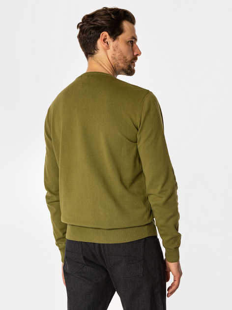 Sweter męski bawełniany Lee Cooper Andy Organic L Khaki (5905991716587) - obraz 2