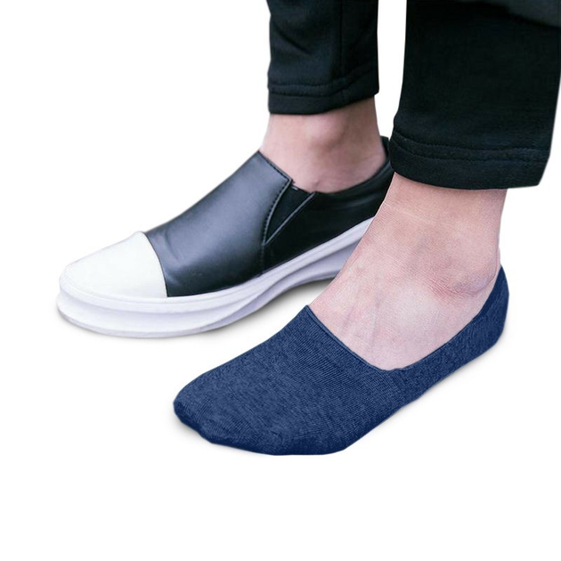Бесшовные дышащие следы с силиконом бежевые ORGANIC cotton JILL ANTONY 38-40 арт. 31001 - изображение 2