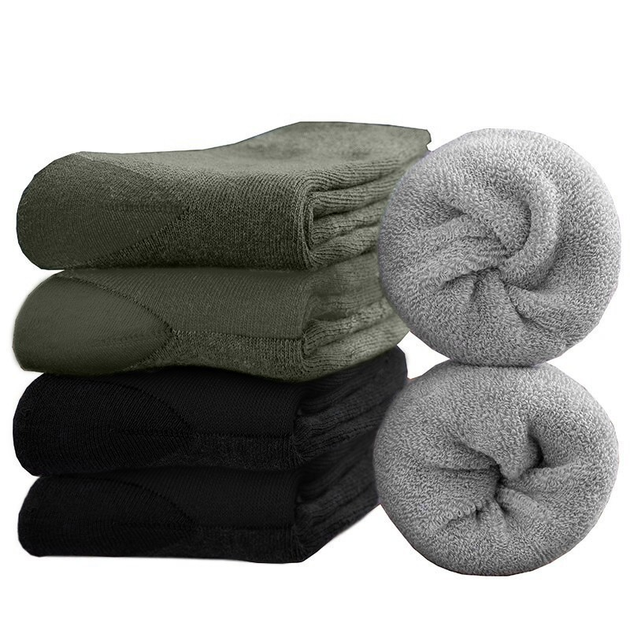 Носки зимние теплые махровые высокие бесшовные качественные черные ORGANIC cotton JILL ANTONY 39-41 men's арт. 40001_1 - изображение 11