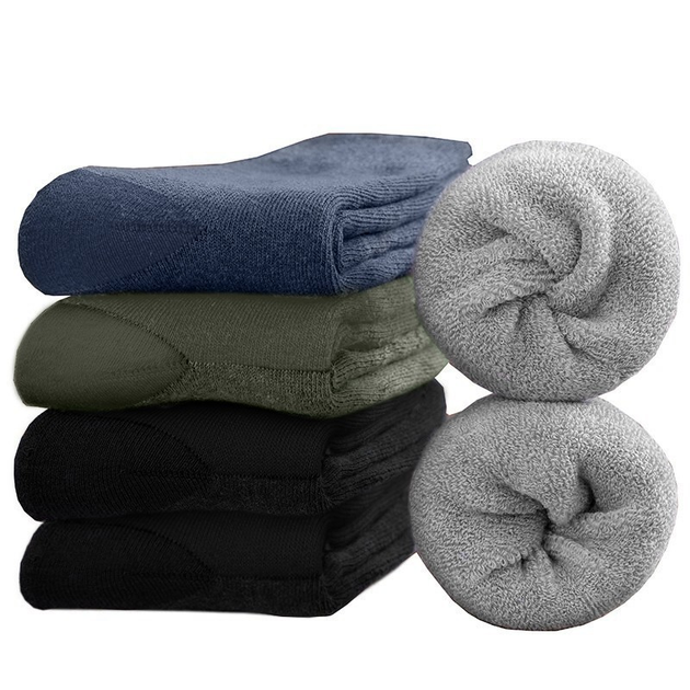 Носки зимние теплые махровые высокие бесшовные качественные черные ORGANIC cotton JILL ANTONY 39-41 men's арт. 40001_1 - изображение 12