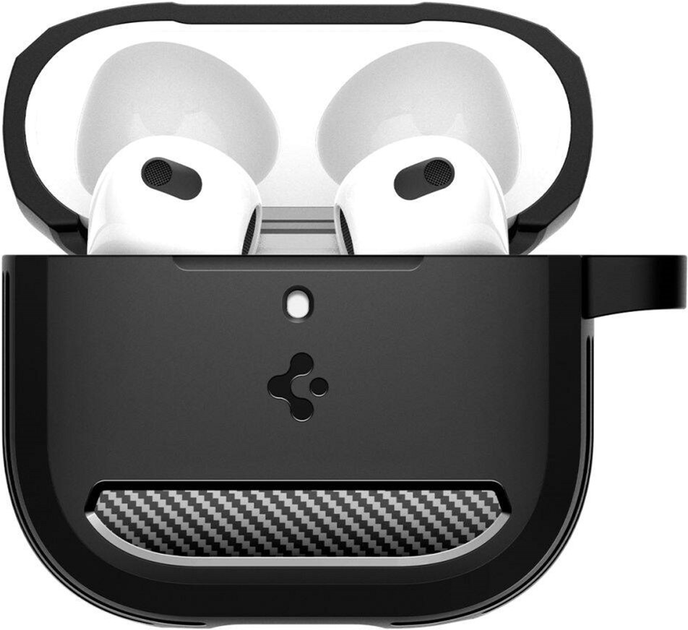 Чохол Spigen Rugged Armor для Apple AirPods 4 Matte Black (8809971234788) - зображення 3