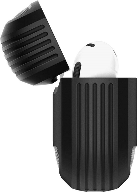 Чохол Spigen Rugged Armor для Apple AirPods 4 Matte Black (8809971234788) - зображення 4