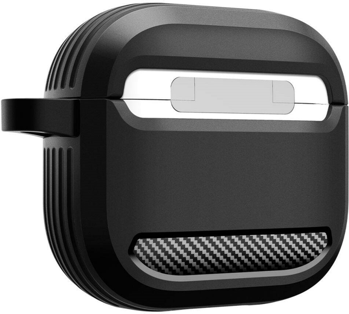 Чохол Spigen Rugged Armor для Apple AirPods 4 Matte Black (8809971234788) - зображення 6