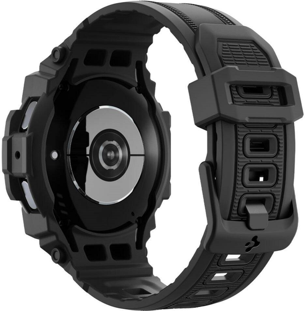 Ремінець з чохлом Spigen Rugged Armor Pro для Samsung Galaxy Watch 7 44 мм Matte Black (8809971232098) - зображення 9