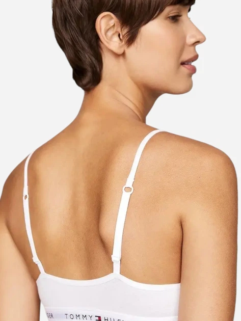 Набір бюстгальтерів без кісточок бавовняний Tommy Hilfiger UW0UW05528-0R7 S 2 шт Білий/Бежевий (8720637170496) - зображення 3