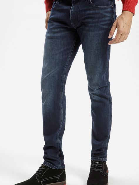 Jeansy slim fit męskie Cross Jeans E 185-222 28-30 Ciemnogranatowe (8697319602593) - obraz 1