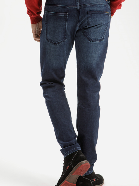 Jeansy slim fit męskie Cross Jeans E 185-222 30-30 Ciemnogranatowe (8697319602616) - obraz 2