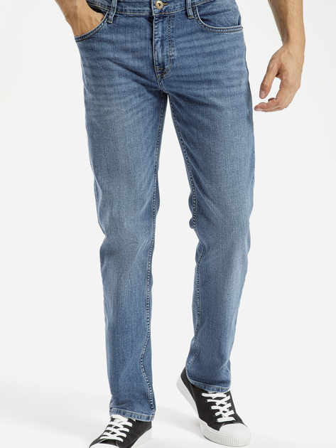 Jeansy regular fit męskie Cross Jeans F 194-700 29-30 Niebieskie (8697319675023) - obraz 1