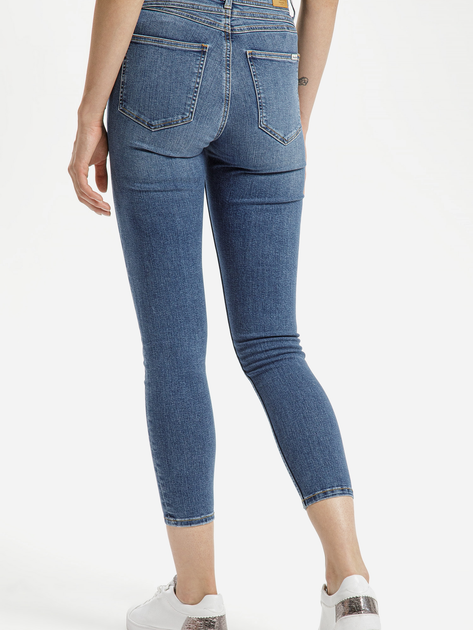 Jeansy skinny damskie z wysokim stanem Cross Jeans P 429-158 32-30 Niebieskie (8697319593303) - obraz 2