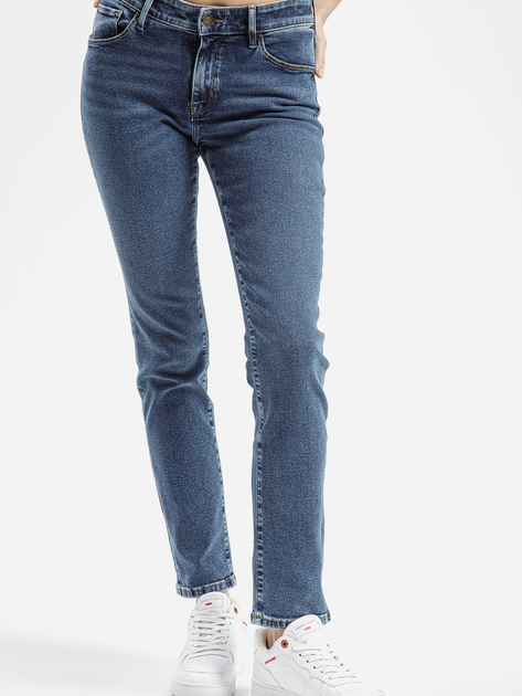 Jeansy slim fit damskie Cross Jeans P 489-224 34-30 Niebieskie (8697319591613) - obraz 1