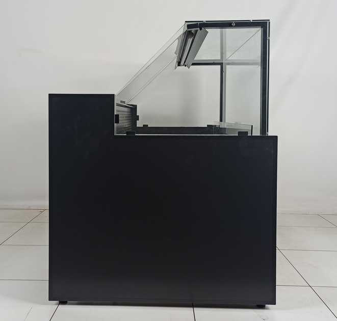 Холодильная универсальная витрина FRIGO-М "ФУДМАРКЕТ", 1.6 м., (-5° +5°), выкладка 60 см. - изображение 4