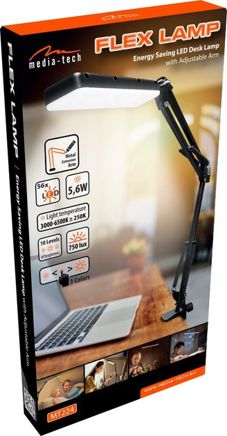 Lampka biurkowa LED Media-Tech MT224 (5906453102245) - obraz 4
