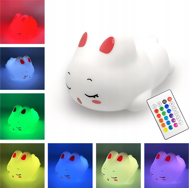 Lampka nocna LED Media-Tech POKKY Dreaming Bunny MT225 (5906453102252) - obraz 5