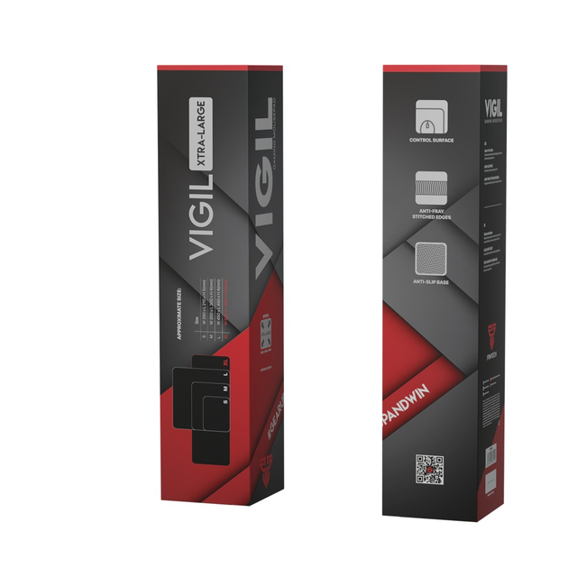 Коврик для мыши Fantech Vigil MP806 (размер 800x300x3 мм) в черном цвете. - изображение 2
