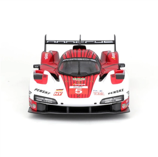 Model Bburago Porsche 963 1:24 Biało-czerwony (4893993280223) - obraz 3
