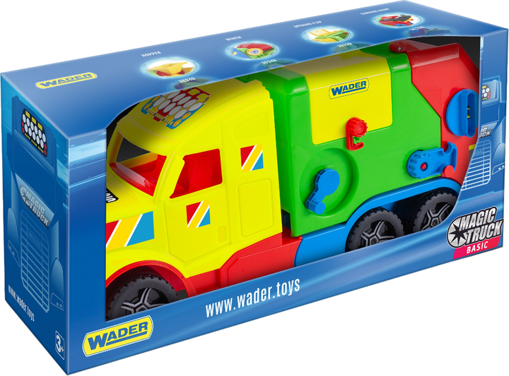 Сміттєвоз Wader Magic Truck малий 59 см (36331) - Фото 2 Сміттєвоз Wader Magic Truck малий 59 см (36331) - зображення 2