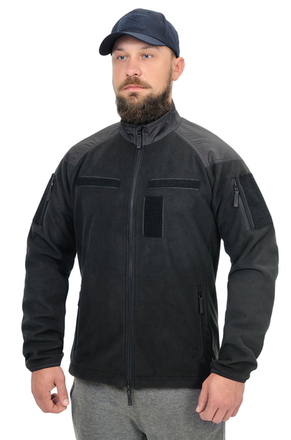 Флісова кофта WinTac Raider Gen.II WindBlock 3XL black - изображение 1