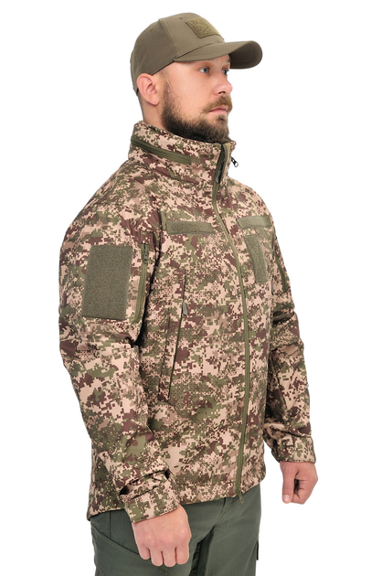 Демісезонна тактична куртка WinTac Soft Shell Stalker Predator XXL хижак - зображення 2